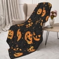 thumbnail image 6 of Halloween Blanket Throw Blanket for Couch Sofa and Bed, halloween-pumpkins Halloween Plush Throw Blanket, Halloween Decor Fuzzy Cuteness Comfy Flannel Blanket, 6 of 7