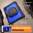 thumbnail image 4 of for Xiaomi Redmi Pad 2 Case 11 2025, 360 Rotating Shockproof Cover with Stand, Handle, Shoulder Strap (TB336FU/TB330FU), Dark Blue Panel, 4 of 7