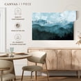 thumbnail image 5 of Elephant Stock Mountain Pines Abstract Wall Art - Horizontal Canvas Wall Art - Living Room Wall Decor - Abstract Canvas - Blue And Teal Decor - 12" x 8", 5 of 8