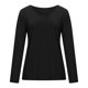 thumbnail image 5 of Tops de Mujer Camisas de Manga Larga Otoño Moda Casual Cuello Redondo Camiseta Suelta Blusa Bolsillo Odeerbi ODB149578, 5 of 8