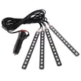 thumbnail image 2 of Luz de pie, 12 V, 4 x 12 SMD, luz de ambiente para automóvil, luz RGB para interior de automóvil, diseño fácil de usar, 2 of 7