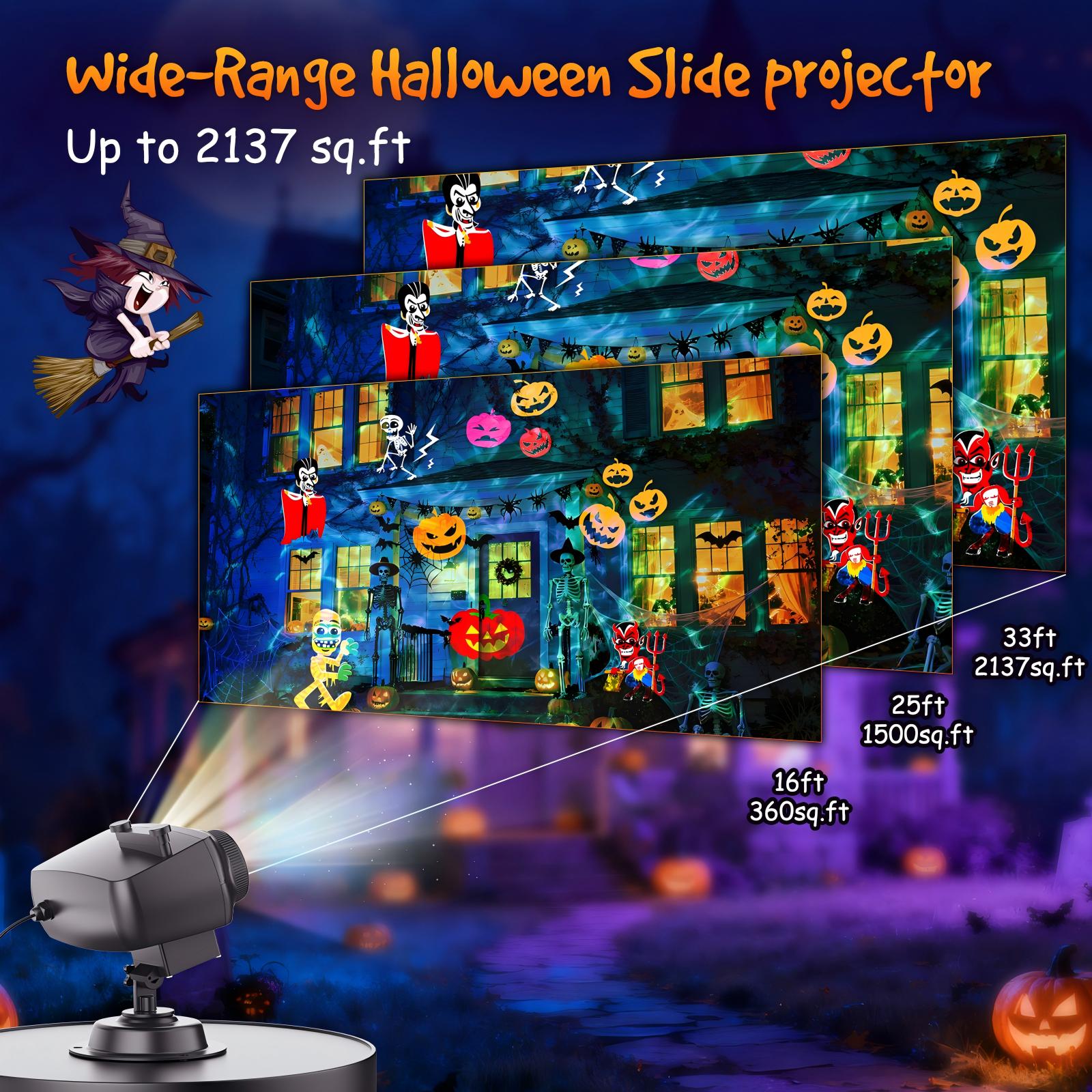 Yannovus Holiday Projector Light with 80 Patterns photo 2
