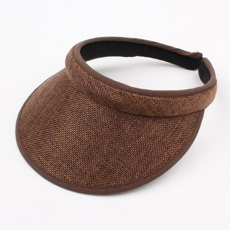 Headband Visor - Kids Summer Sun Visors Cap Empty Top Broad Wide Brim Topless Headband Children Hat Headwear