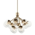 thumbnail image 6 of 52701CPZCLR Kichler Lighting Silvarious - 12 Light Chandelier-22.25 Inches Tall and 30 Inches Wide-Champagne Bronze Finish-Clear Glass Color, 6 of 11