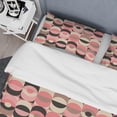 thumbnail image 4 of Designart 'Retro Geometric Design XI' Mid-Century Modern Duvet Cover Set, 4 of 4