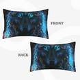 thumbnail image 2 of Susaid Cool Blue Light Wolf Print Pillowcases Multiple Size, Pillow Cover Super Soft Envelope Closure Standard Pillow Case-20"x30", 2 of 6