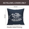 thumbnail image 2 of LALILO Throw Pillow Covers And Motivation Quote Modern Lettering Cushion Cover 18" x 18", 2578 Pack, 2 of 6