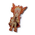 thumbnail image 2 of Naruto Chibi Flaming Pin - Officially Licensed Original, The Young Ninja Chibi Flaming Enamel Pin, 2 of 3