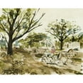 thumbnail image 3 of Wang, Melissa 14x12 Black Modern Framed Museum Art Print Titled - Late Autumn II, 3 of 5