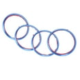 thumbnail image 1 of 4PCS Wheel HubCentric Decoration Spacer Aluminum Alloy Enhance Car Appearance for Modification, 1 of 7