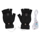 thumbnail image 1 of 1 par de guantes calentados por USB, guantes térmicos de calefacción eléctrica, calentadores de manos de invierno para trabajar en negro, medio dedo YUNYI BRAND Deportes, 1 of 8