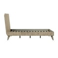 thumbnail image 2 of Baly Acacia Mid-Century Gray Sandblast Platform Queen Bed, 2 of 6