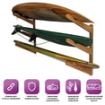 thumbnail image 6 of COR Surf Triple Surfboard Wall Rack - 3 Surfboard Storage Wooden Rack Home Wall Mount, 6 of 7