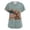 02-Light Blue, variant on 250 Anniversary USA Scrub V-Neck Tops for Women, Fourth of July Soft Stretch Women's Tops Easy Care with Pockets 03-Complexion L