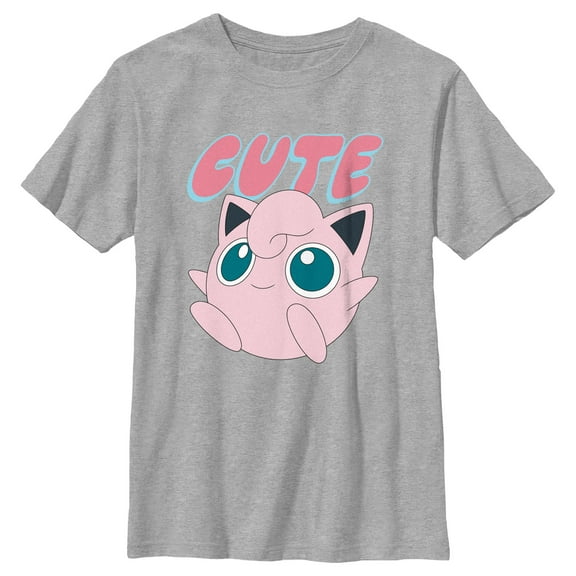 Boy's Pokemon Jigglypuff Cute Graphic T-Shirt