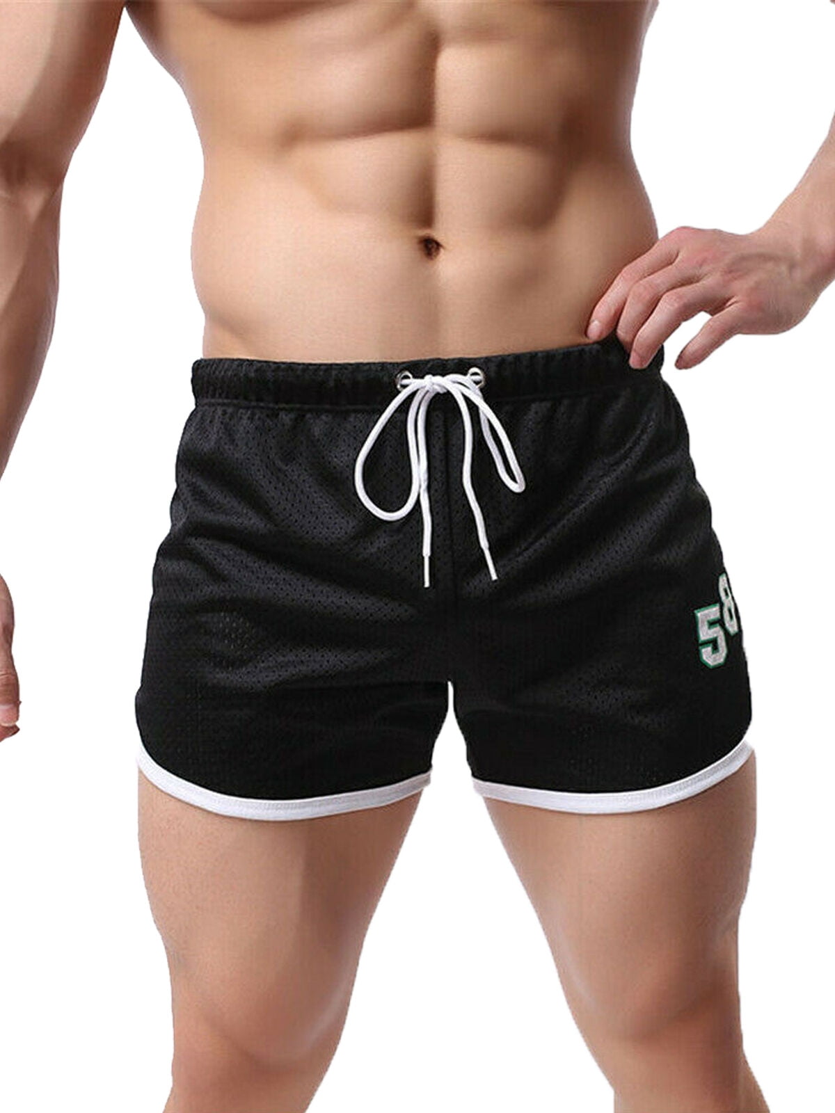Diconna USA Men Swim Fitted Shorts Bodybuilding Workout Gym Running