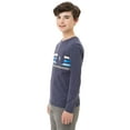 thumbnail image 3 of U.S. Polo Assn. Boys Long Sleeve Stripe Pocket T-Shirt, Sizes 4-18, 3 of 5