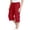 D#08-Red, variant on OYXSER Boys 3/4 Linen Capri Pants Drawstring Elastic Waist Summer Beach Shorts Pockets, White 14-15Y