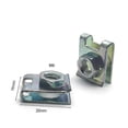 thumbnail image 3 of 10pcs U Type Clips With Nut M6 6mm Cleat Nuts For Motorcycle Scooter Atv Moped, 3 of 3