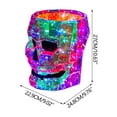 thumbnail image 3 of EUDIDV Halloween Ornaments Halloween Light-Up Skull Candy Container Spooky Decorative Figurine Creepy Props, 3 of 7