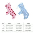 thumbnail image 2 of Small Dog Raincoat Four Leg Fully Covered Dog Raincoat Four Leg Dog Raincoat Cute Heart Shaped Adjustable Small Dog Clothing In Pet Clothes Rack Pet Clothes for Small Dogs Girl Pet Clothes for Small, 2 of 3