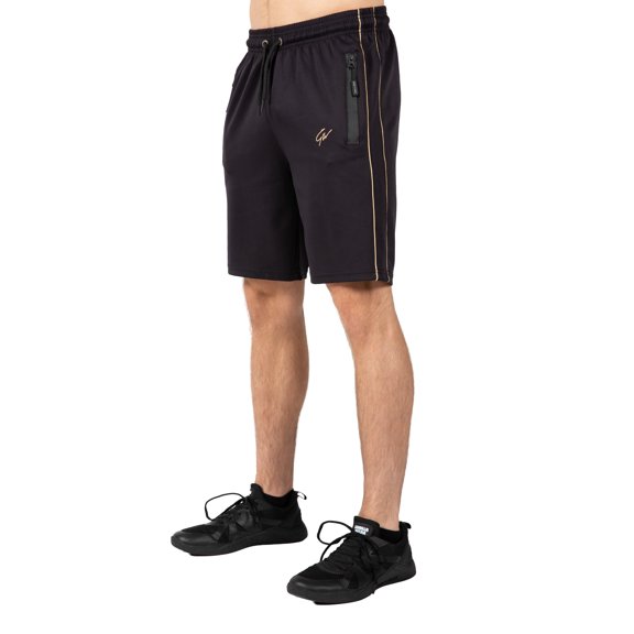 Wenden Track Shorts - Black/Gold