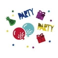 thumbnail image 2 of Party Shapes Birthday Foil Confetti, 1.2oz., Assorted, 3ct, 2 of 2