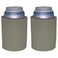 thumbnail image 1 of Enfriador de latas Old School de espuma gruesa en blanco (paquete de 2 grises), 1 of 1