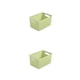 thumbnail image 4 of Yuarrent Caja de plástico duradera - Organizador de almacenamiento apilable para habitación o dormitorio Ahorre espacio cuando no esté en el Type2 NO2, 4 of 6