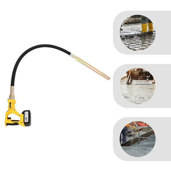 Concrete Vibrating Tool Hand Held Vibrating Tool 4.92ft Shaft Rod W/Battery