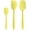 Macaron Yellow, variant on Silicone Spatula Set - Rubber Spatula - 600°F Heat Resistant Baking Spoon & Spatulas (Lavender)