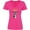 Hot Pink, variant on Inktastic Siberian Husky Dog Puppy Women's V-Neck T-Shirt