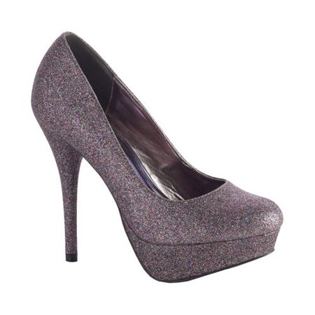 size 12 glitter pumps