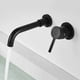 thumbnail image 3 of Esatto Grifo monomando con maneral negro a muro para lavabo o tarja GB-052, 3 of 7