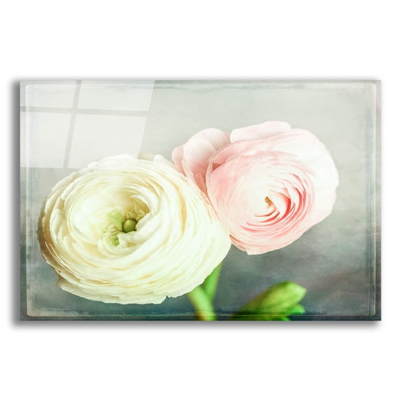 Epic Art 'Peony 06' by Lightbox Journal, Acrylic Glass Wall Art, 16"x12"