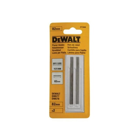 DEWALT - DT3906 TCT Reversible Planer Blades 82mm (Pack 2)