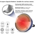 thumbnail image 4 of Rorence Whistling Stovetop Tea Kettle 2.5 Quart Stainless Steel Hot Water Tea Pot with Capsule Bottom and Glass Lid, Navy Blue, 4 of 8