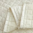 thumbnail image 3 of Sweet Home Collection Quilt Set, Queen, Ivory, 3 Piece, 3 of 4