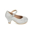 thumbnail image 2 of New Girl Link Dana-64K Glitter Shimmer Almond Toe Kiddie Heel Mary Jane Pump Sz, 2 of 5