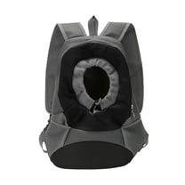 perfeclan Dog Carrier Backpack, Pet Carrier Backpack, Side Mesh Pocket, Small Dog Front Backpack, Small Pet Travel Bag for Hiking Travel L