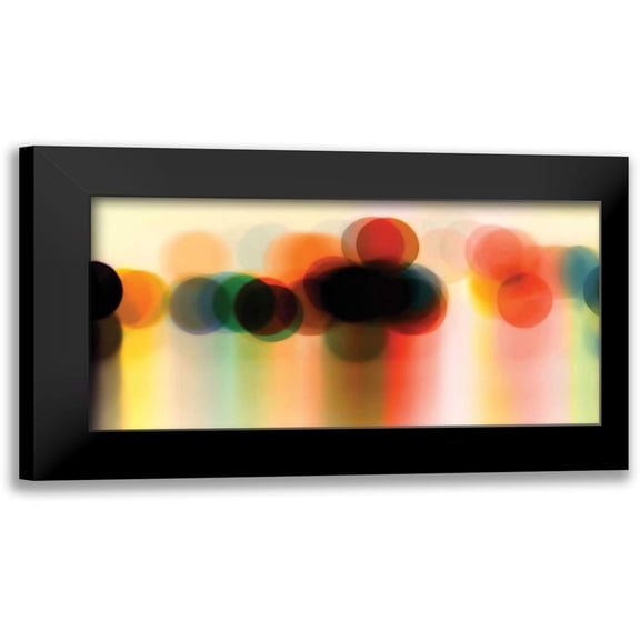 McMasters, James 14x9 Black Modern Framed Museum Art Print Titled - Winking Street Lamps