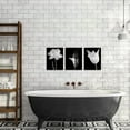 thumbnail image 2 of Hieng Black and White Flower Canvas Art Tulip Calla and Narcissus Picture Prints Floral Painting for Modern Wall Decor(only canvas), 2 of 6