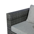 thumbnail image 5 of Westin Outdoor P153-01 Contemporary Sofa Set with Cushions, Gray - 4 Piece, 5 of 12