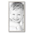 thumbnail image 2 of ArtToFrames 13" x 25" Bright Silver Picture Frame, 13x25 inch Silver Wood Poster Frame (WOM-4752), 2 of 8