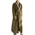 thumbnail image 2 of BONIXOOM Matching Pajamas For Couples Womens Pajamas Loungewear None Long Sleeve Solid Sleep Tops Army Green XXXL, 2 of 7