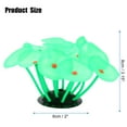 thumbnail image 2 of Unique Bargains Green Aquarium Simulation Coral Aquatic Plant Silicone Fluorescent Glow Fish Tank Landscape Decoration, 2 of 7