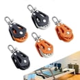 thumbnail image 1 of Sailboat Pulley Nylon Crane Pulley Block Lifting Single Pulley Swivel Sailing Pulley, 1 of 5