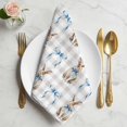thumbnail image 2 of Easter Cloth Napkins, Spring Cute Bow Rabbit Grey White Buffalo Plaid Washable and Reusable Dinner Napkins Set of 6, Table Napkin for Kitchen Party Birthday Wedding Hotel Housewarming 20"x20", 2 of 9