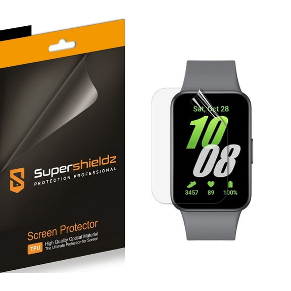 (3 Pack) Supershieldz Designed for Samsung Galaxy Fit3 Screen Protector, High Definition Clear Shield (TPU)