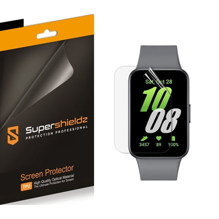 (3 Pack) Supershieldz Designed for Samsung Galaxy Fit3 Screen Protector, High Definition Clear Shield (TPU)